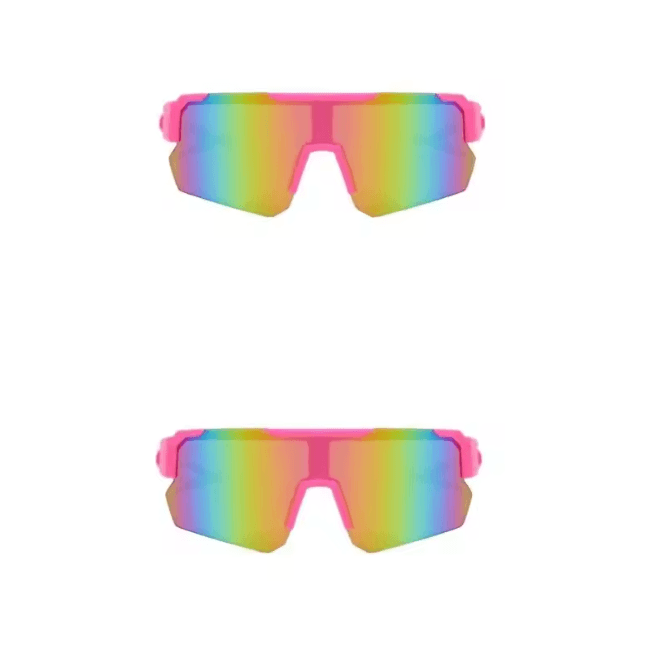 AeroShield Pink UV Protection Cycling Sunglasses