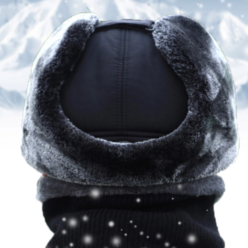 Thicken Winter Warm Hat for Men, Faux Fur Bomber Hat, Ear Flap Cap for Women, Soft Thermal Bonnets for Outdoor