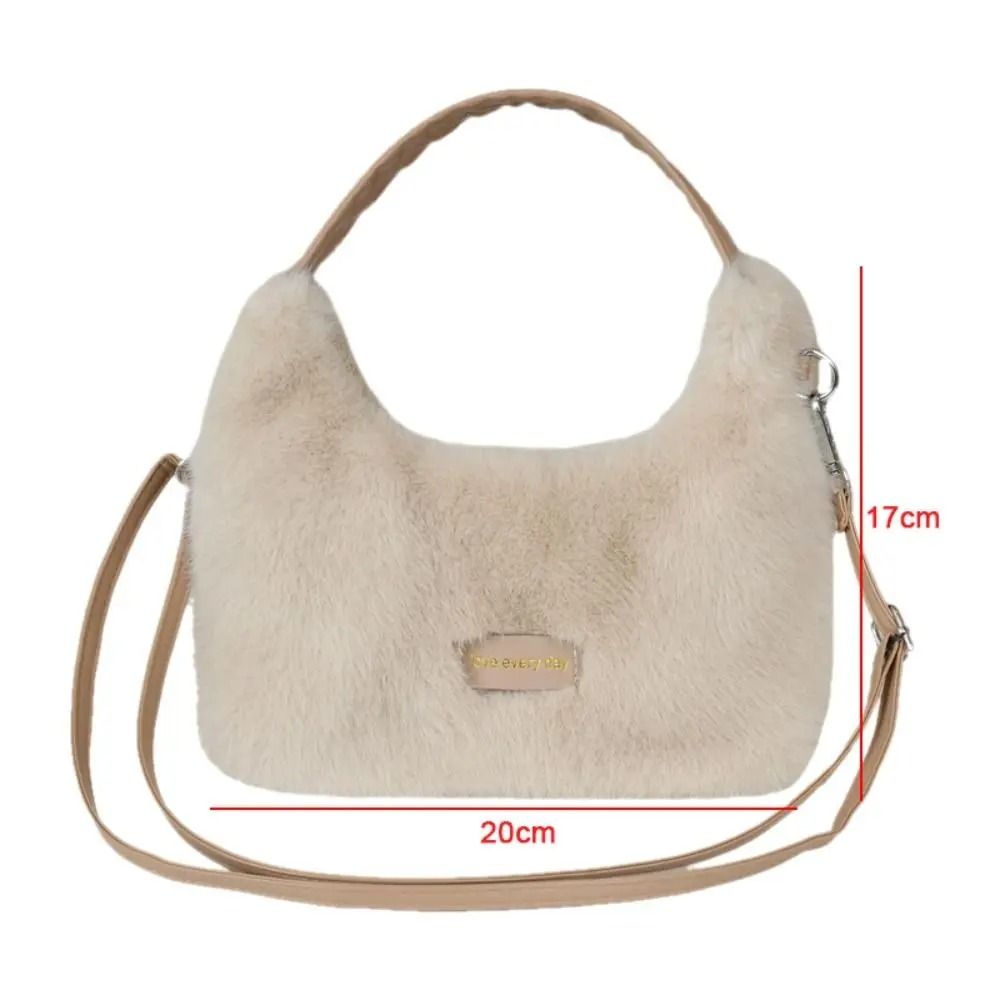 Winter Luxury Faux Fur Shoulder and Crossbody Bag