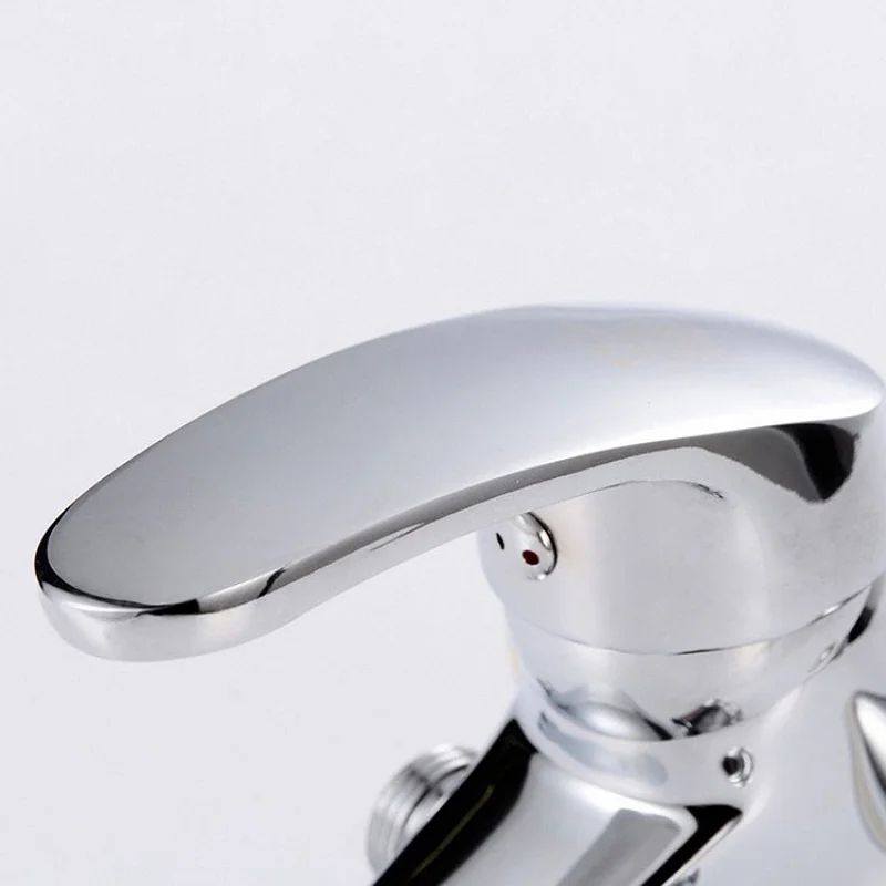 Double Hole Bathroom Basin Mixer Faucet