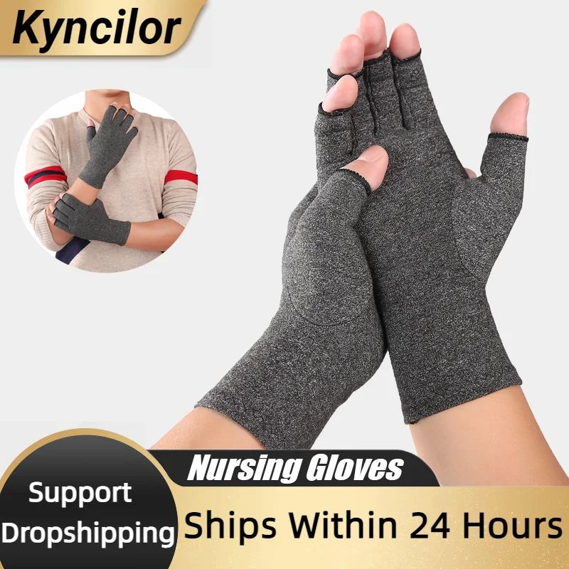 Arthritis Gloves for Joint Pain Relief Cotton Wrist Support Hand Brace for Women Men Therapy Wristband daily Comfort