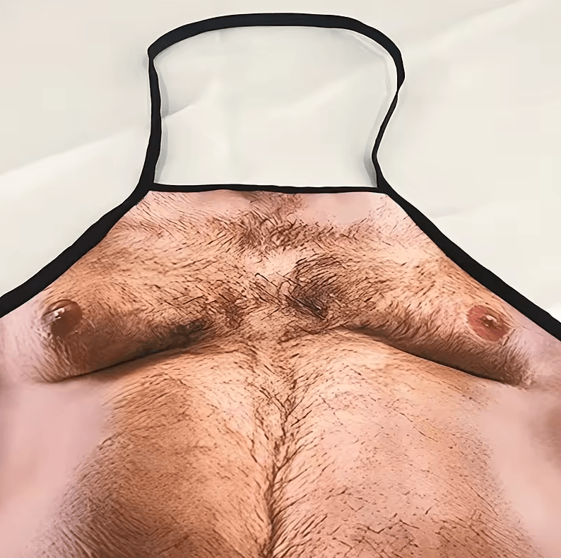 Beer Belly Printed Mens Kitchen Apron – Polyester Woven Funny BBQ Party Apron
