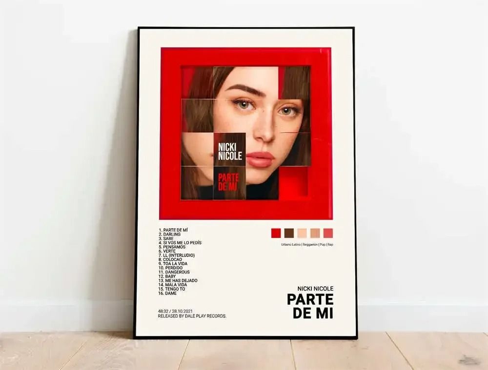Latin Rap Music Poster Canvas Album Cover Aesthetic Wall Art Print