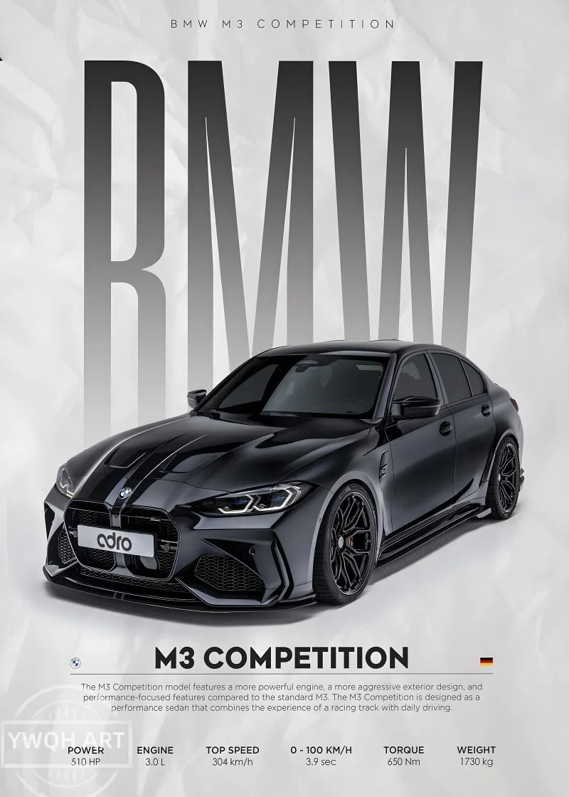 Architectural Modern Competition Supercar Canvas