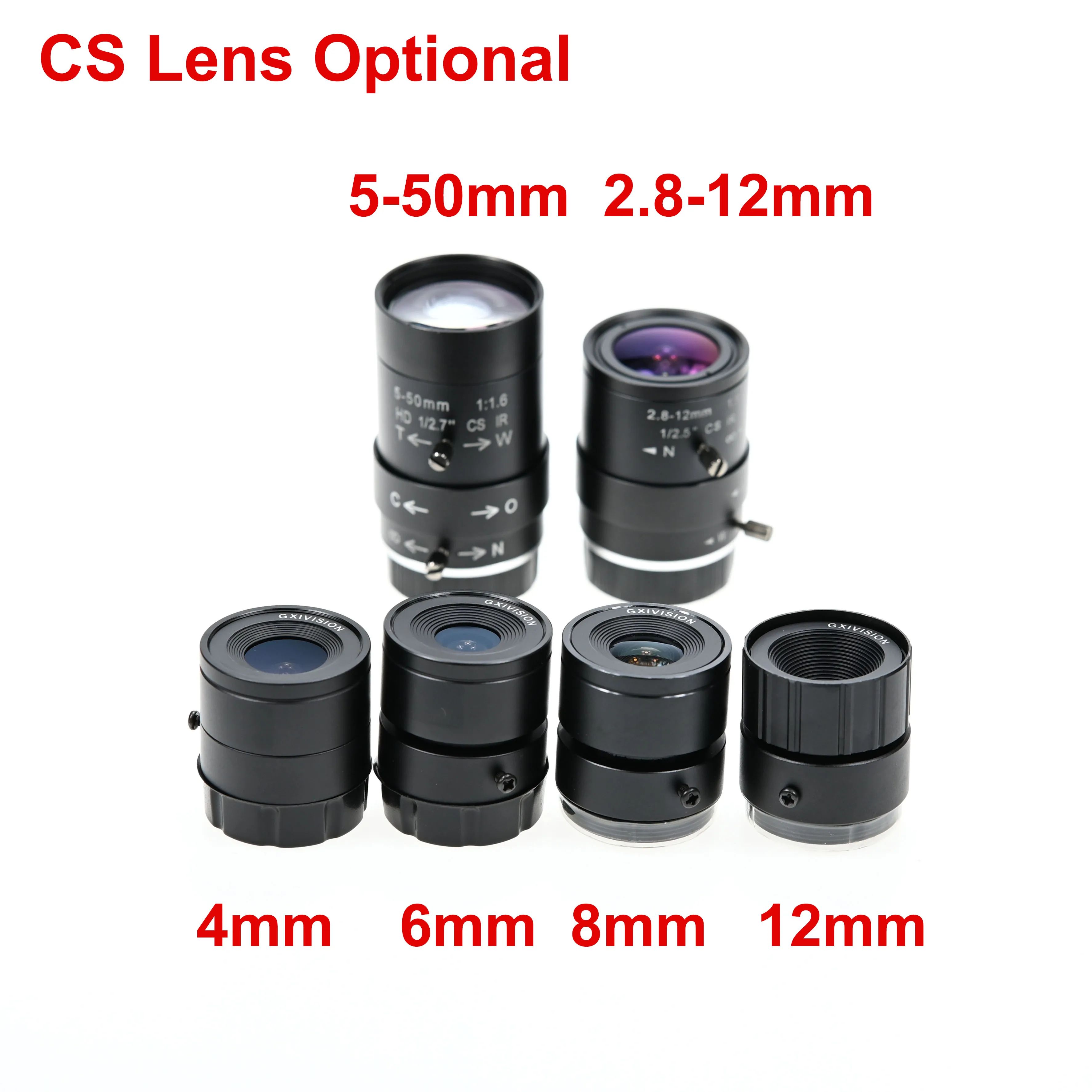 IMX179 8MP HD USB Camera Module with Varifocal CS Lens 3264x2448