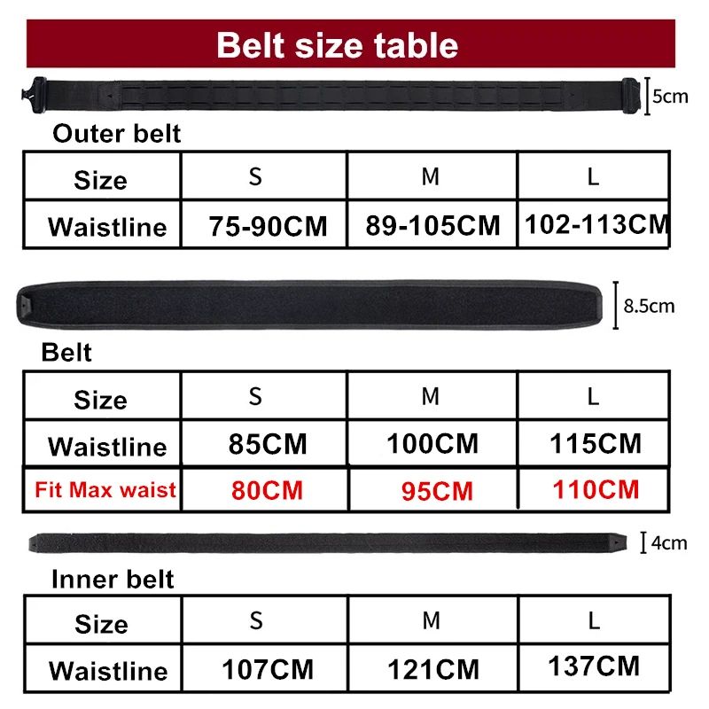 YAKEDA Tactical Riggers Duty Belt