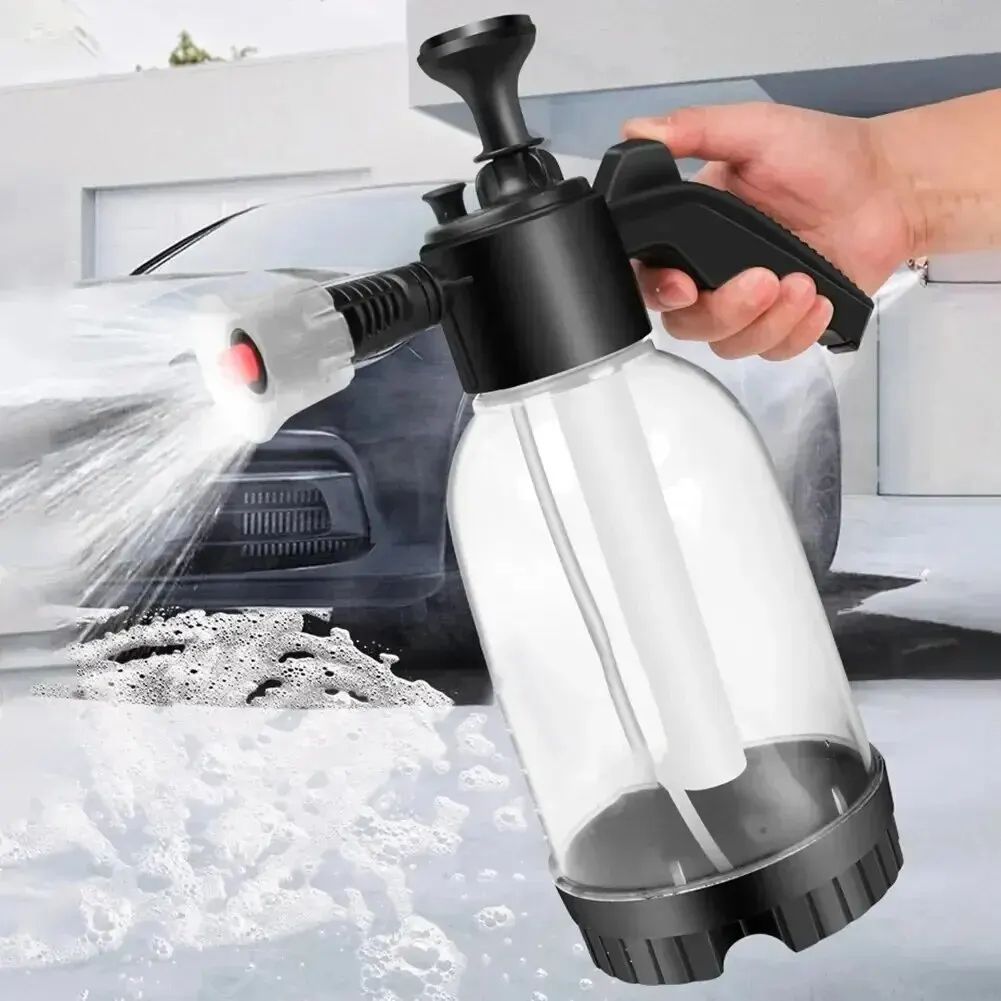 2L Handheld Foam Sprayer – Air Pressure Car Wash Foam Sprayer for Easy, Even Cleaning