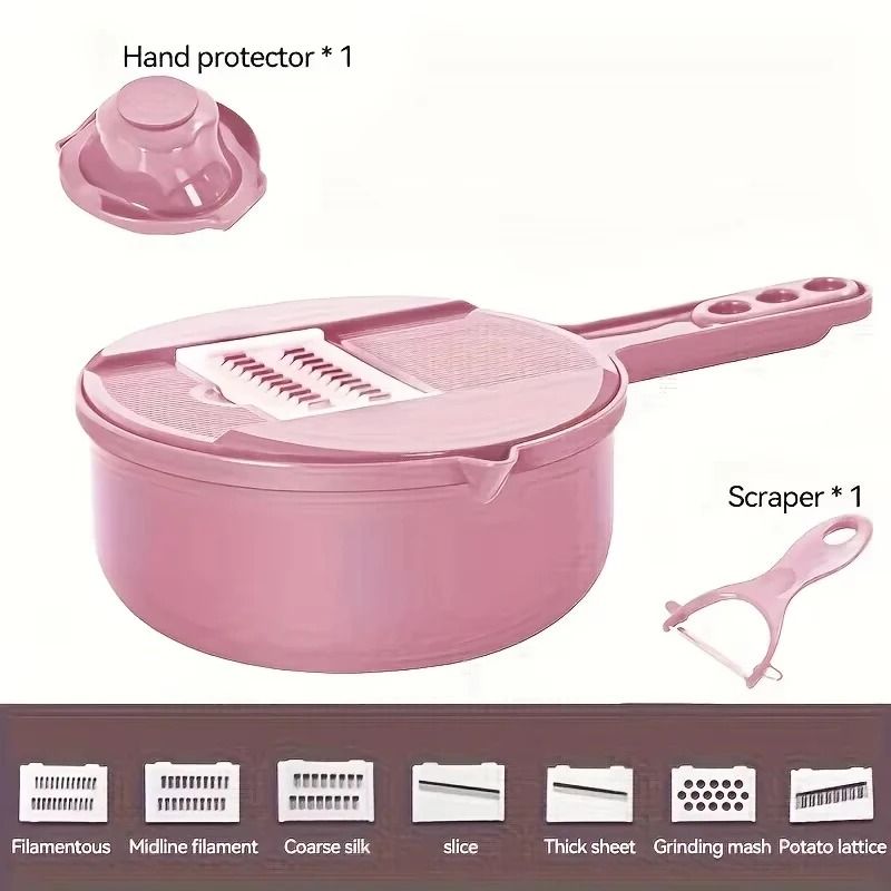 9 in 1 Multi Functional Vegetable Cutter and Slicer Set