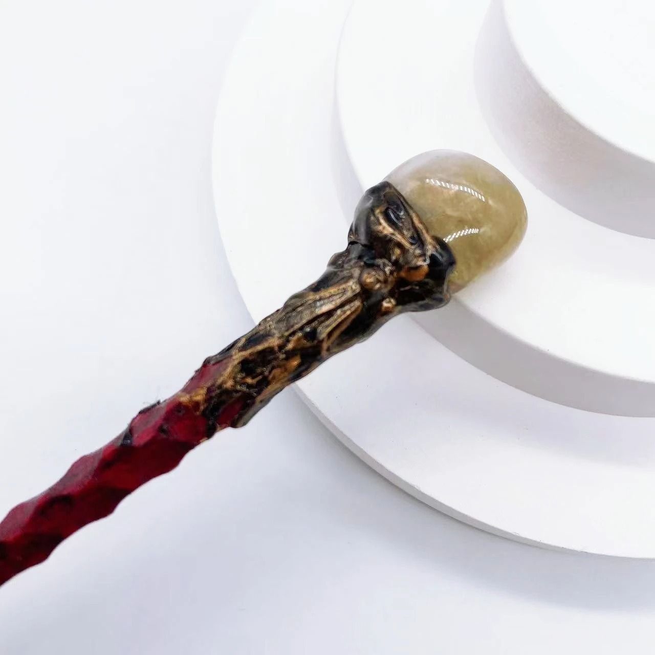 Architectural Healing Crystal Scepter Wand