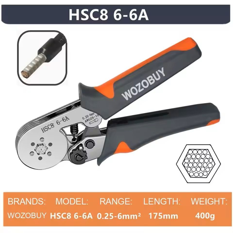 Mini Electrical Wire Crimping Tool with Ferrule Sleeves