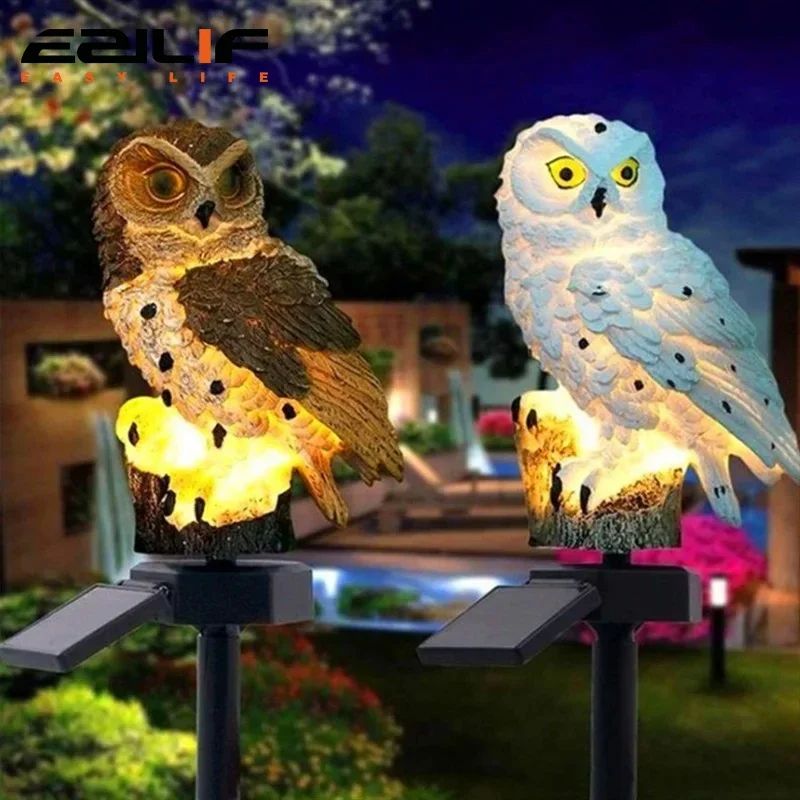 Waterproof Solar Owl Garden Light – Decorative Owl Solar LED Lamp for Outdoor Yard & Patio