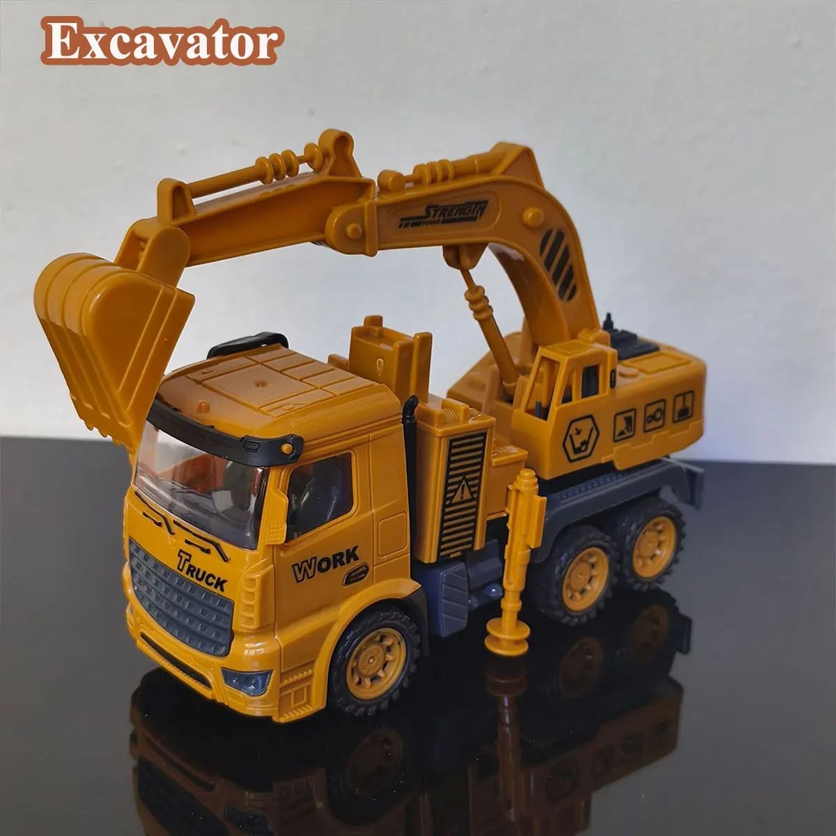Kids Inertial Engineering Vehicle Toy Construction Truck Model