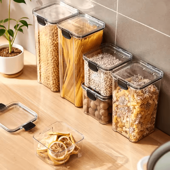 FreshSeal Kitchen Grain Storage Container Set