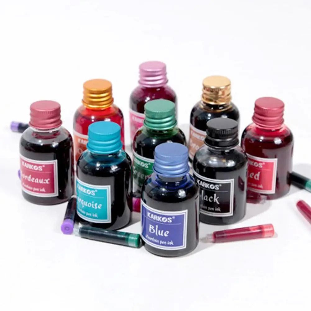 30ml Pure Artisan Fountain Pen Ink – High-Intensity Colorful Ink for Calligraphy, Professional Writing, and School