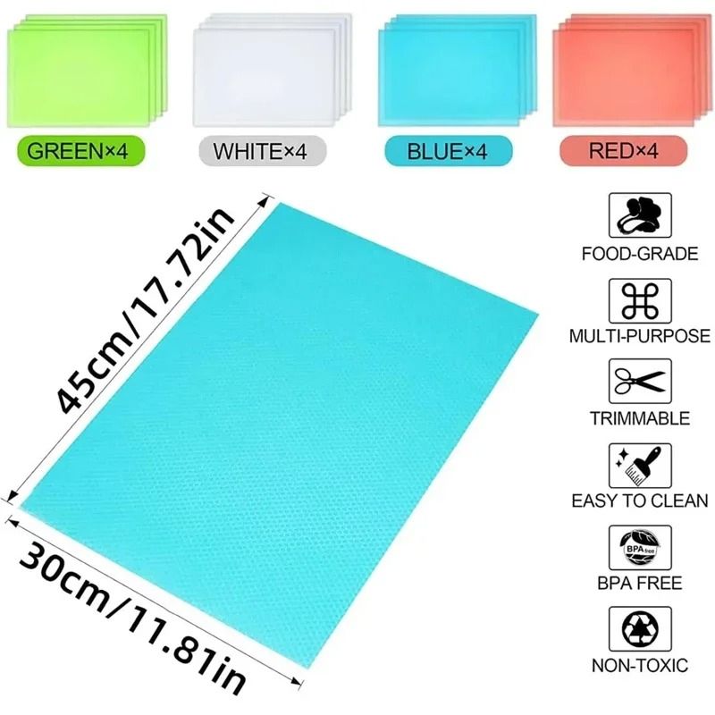 Waterproof Refrigerator and Cabinet Liner Set