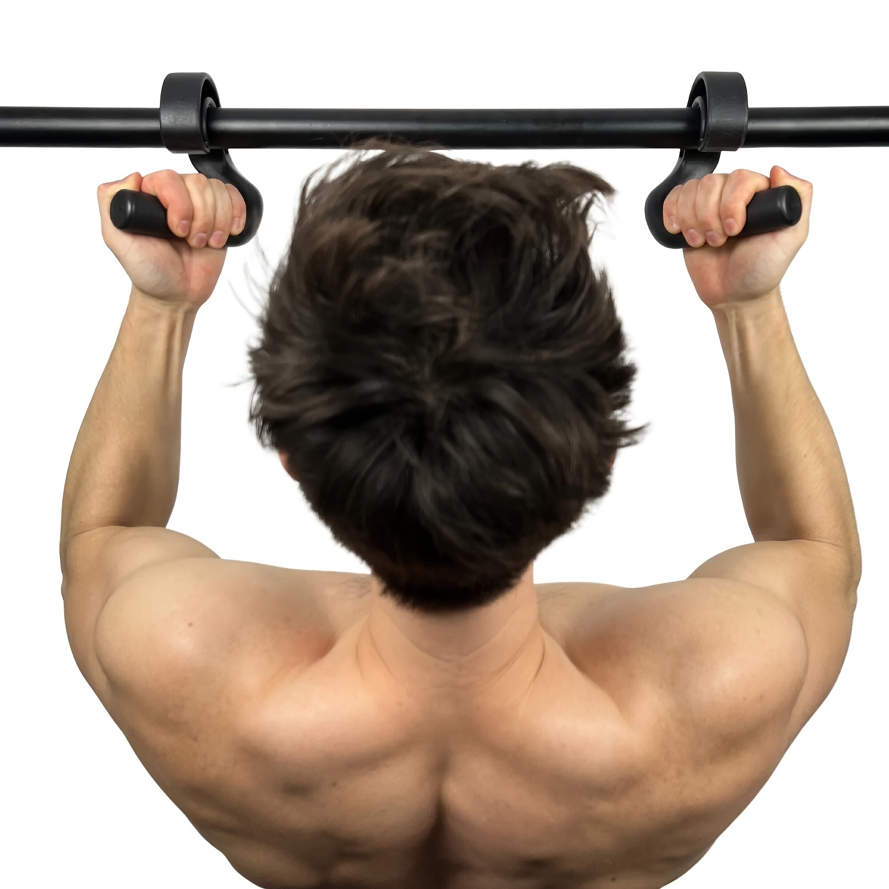 Hook Type Fitness Grip High Strength Composite Nylon, Gym Barbell Pull Up Aid, Back Biceps Training