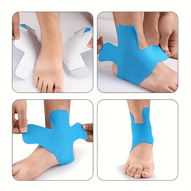 FlexWrap Self-Adhesive Compression Bandage Set – Breathable Elastic Wrap for Sports Injury and Muscle Support