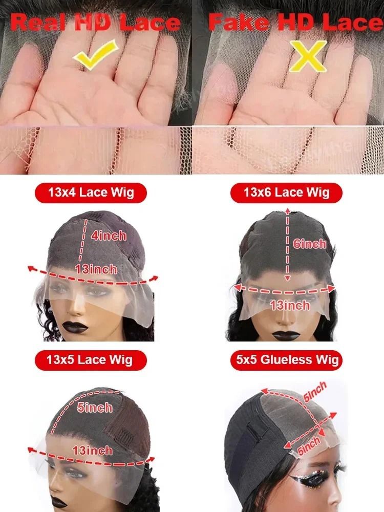 Bone Straight HD Lace Human Hair Wig