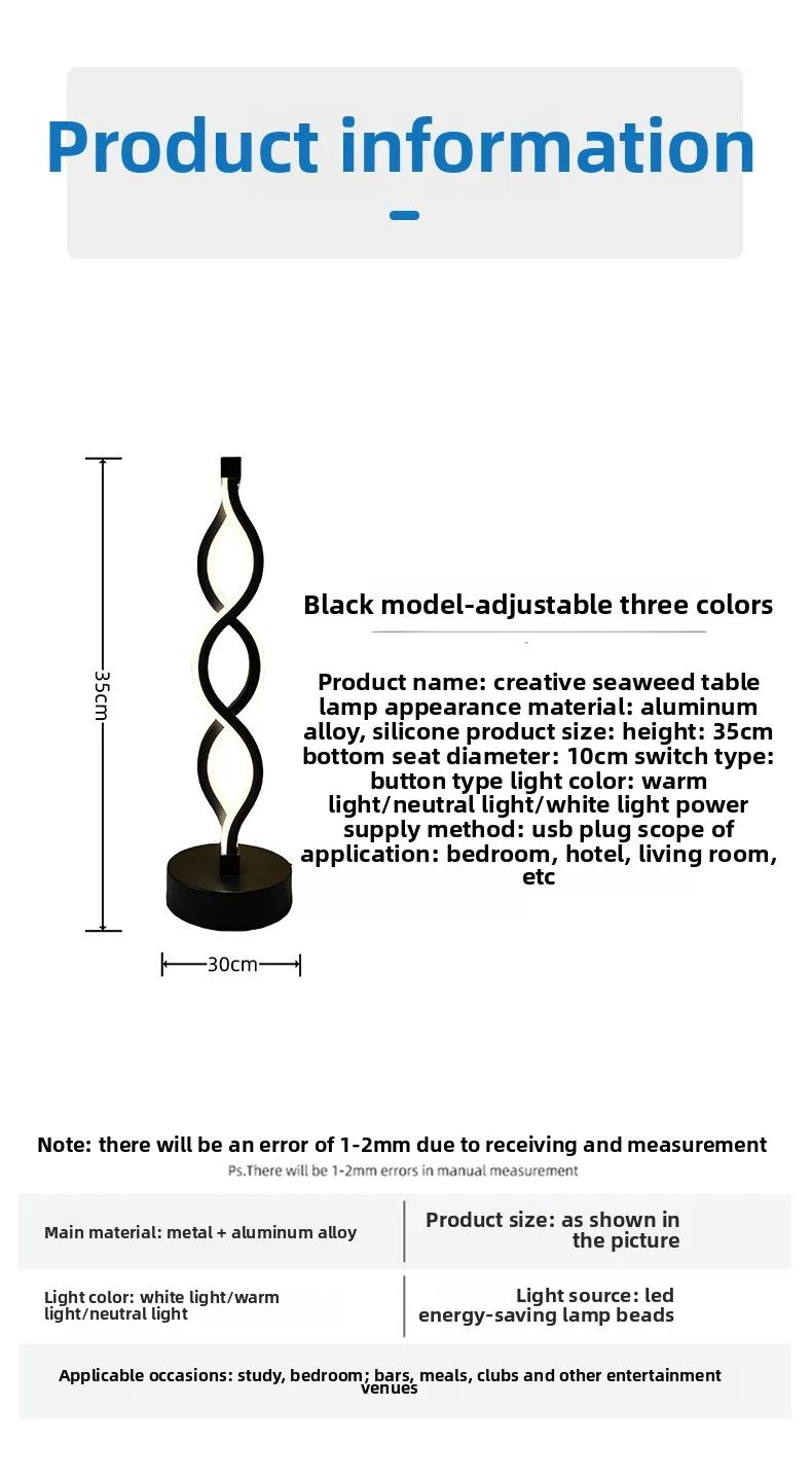 Creative Explosion Atmosphere LED Table Lamp
