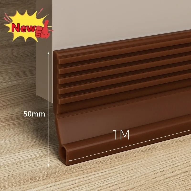 Door Bottom Sealing Strip Windproof Dust Stopper Noise Reducer