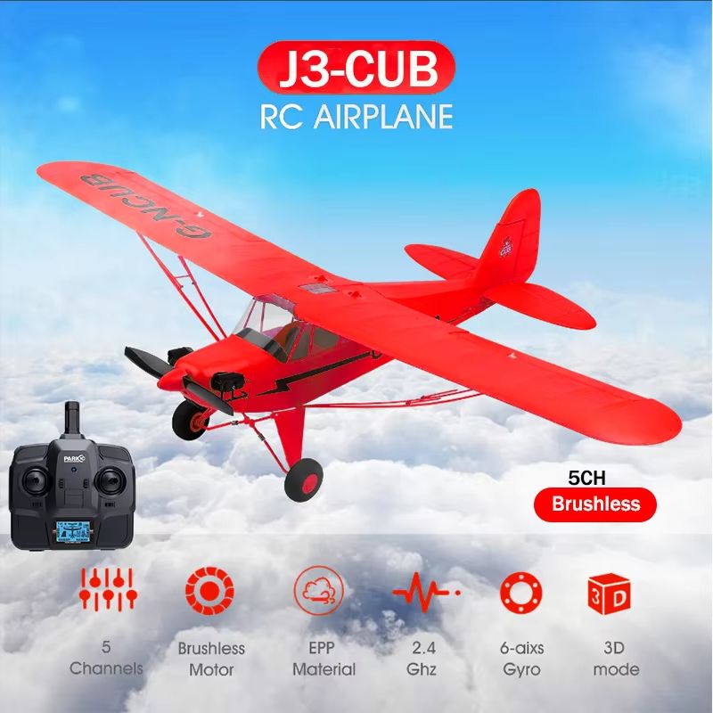 WLtoys A160 2.4G 5CH RC Airplane – Brushless Motor Fixed Wing Aircraft for Outdoor Flying