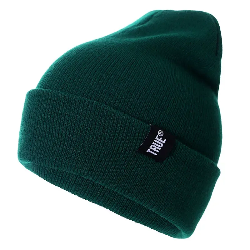 Fashion Knitted Winter Hat, Colors Casual Beanies for Men Women, Solid Hip-hop Skullies Unisex Cap
