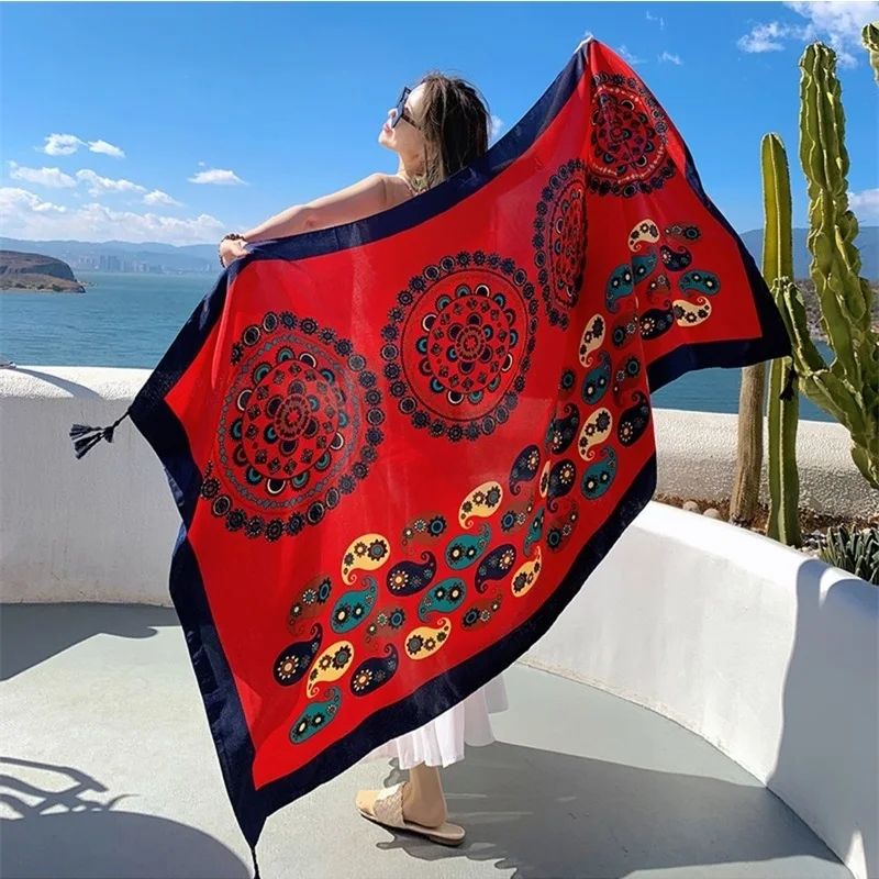 Large Beach Sarong Shawl Wrap Scarf