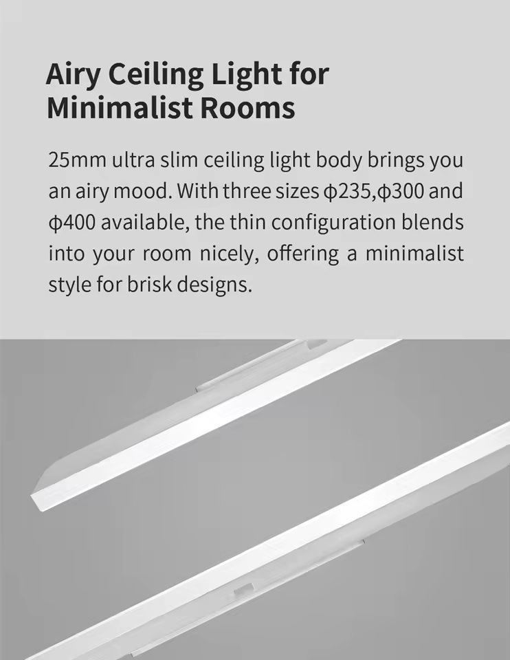 Smart LED RGB Ceiling Light Ultra Thin Dimmable WiFi Voice Control