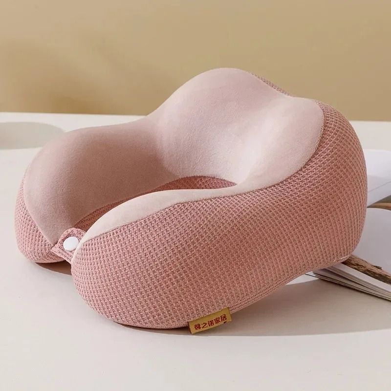 Memory Foam U Shaped Neck Pillow Ergonomic Travel and Airplane Neck Support Pillow