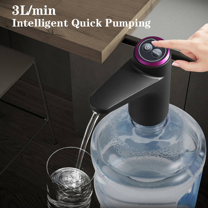 USB Rechargeable Water Pump Dispenser for Gallon Bottles Mini Electric Water Gallon Pump