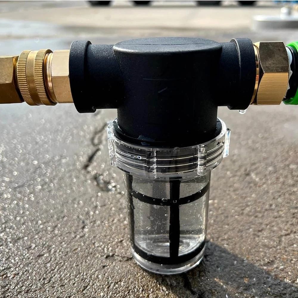 Garden Hose Inlet Filter for Pressure Washer & Washing Machine Inline Sediment Water Filter