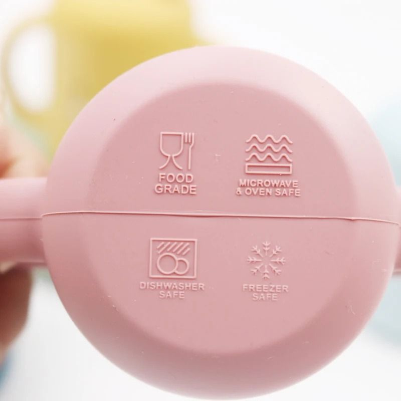 Tiny-Sip 2-in-1 Cartoon Silicone Transition Cup