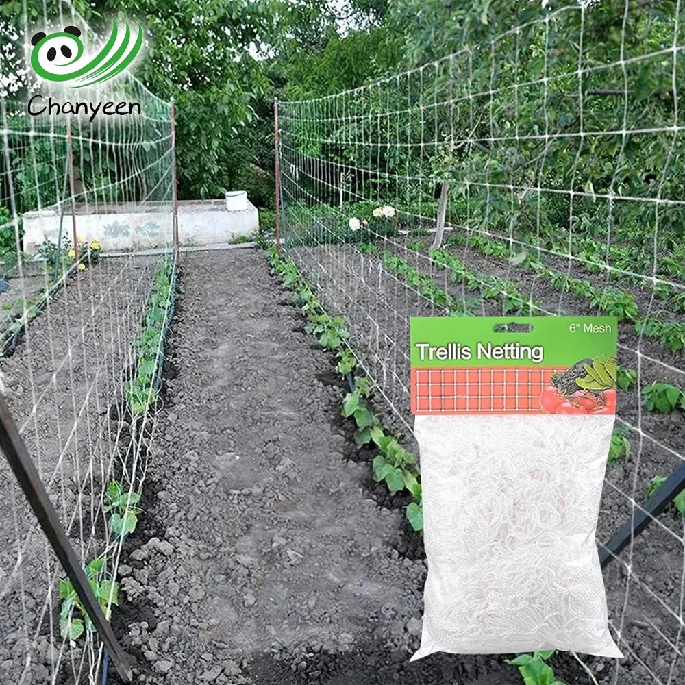 Garden Climbing Net Trellis Netting Heavy-Duty Plant Support Stand for Flowers and Vegetables