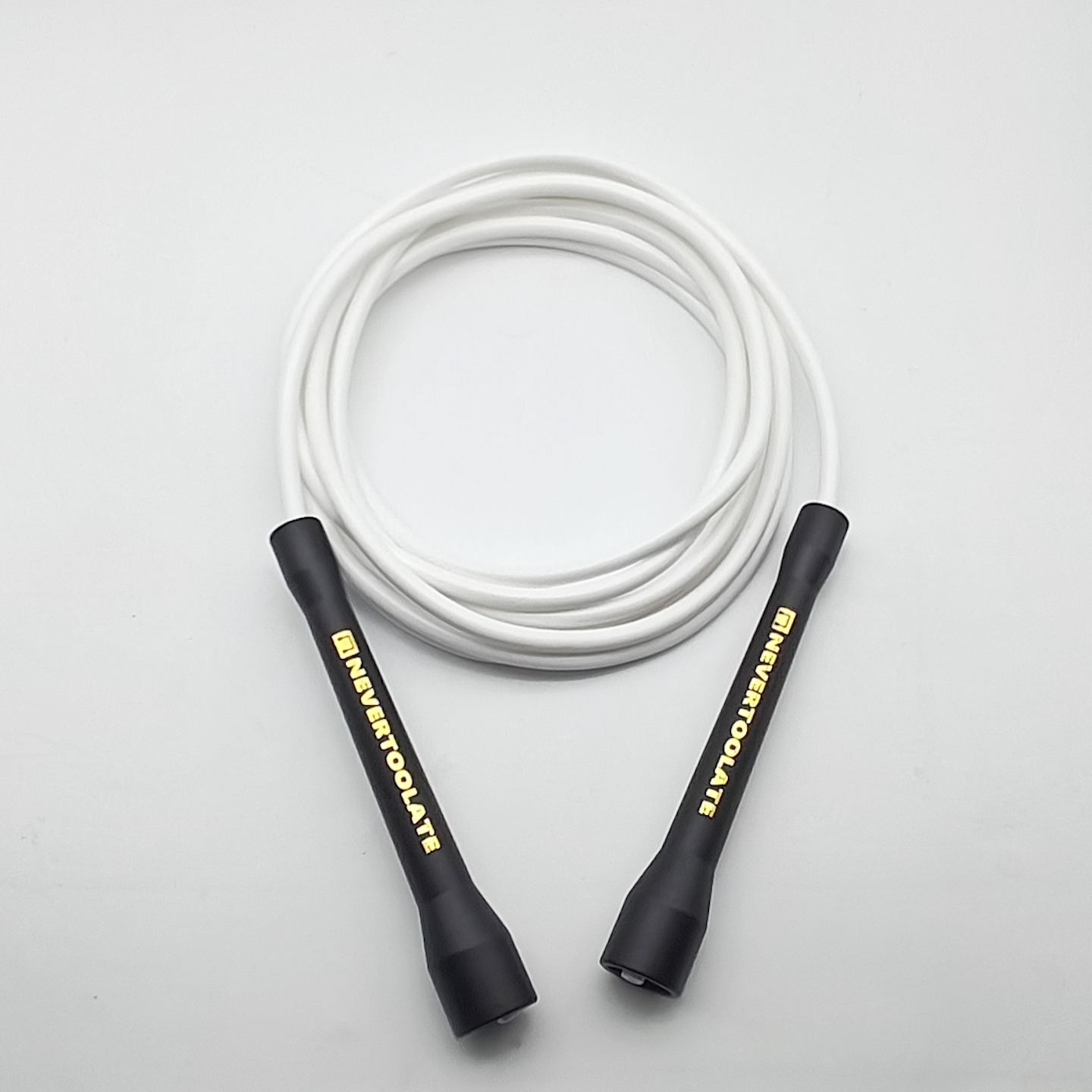 Boxing Rope Nylon Core PVC Fitness Skip Jump Rope for Double Unders, Smooth Workout Backup Rope with Overgrip