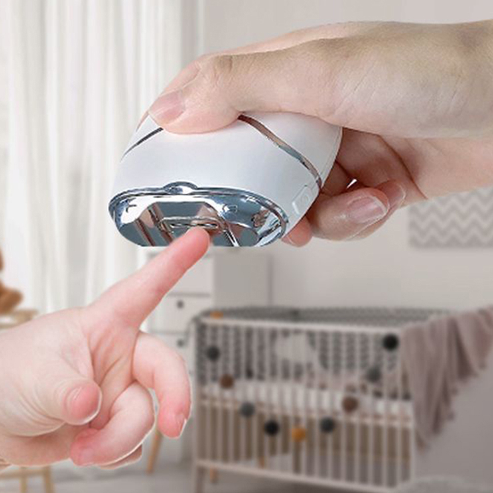 Electric Automatic Nail Clipper with LED Light Safe Baby and Adult Trimmer