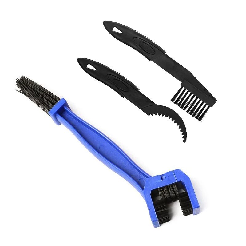 Bicycle Chain and Flywheel Cleaning Brush Tool with Nylon Bristles