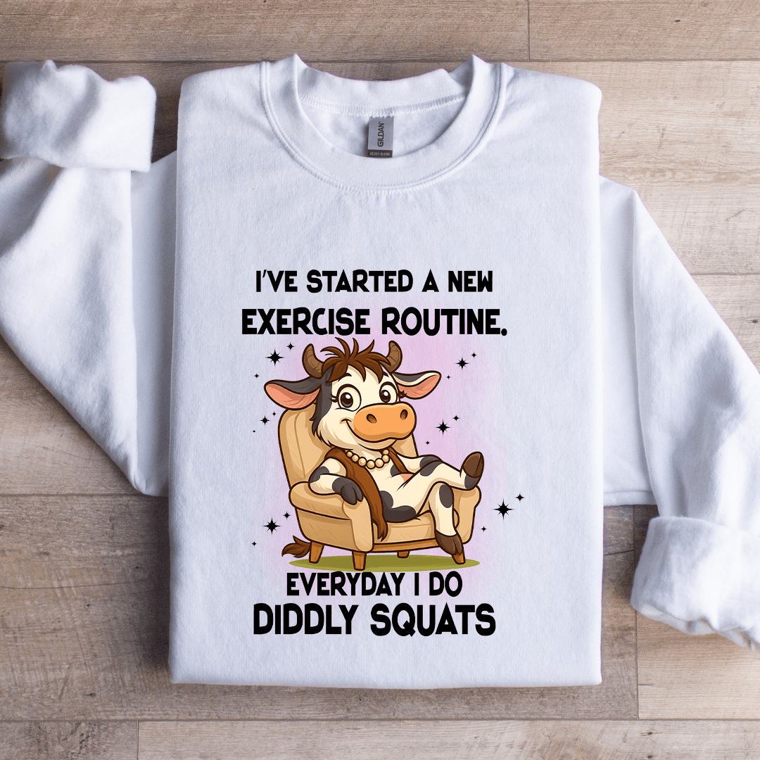 I've Started A New Exercise Routine Sweatshirt