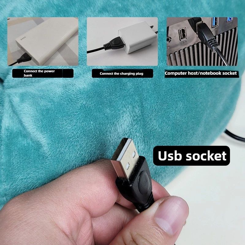 USB Electric Foot Warmer Heating Pad for Under-Desk Comfort