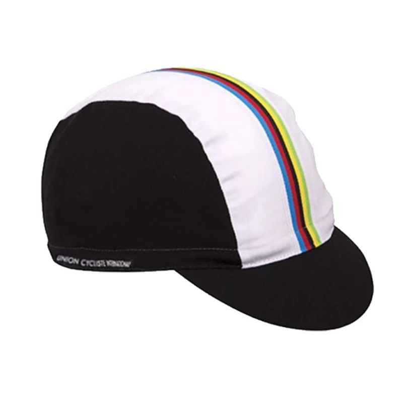Retro Color Bars Vintage Cycling Cap – Breathable Classic Bike Hat