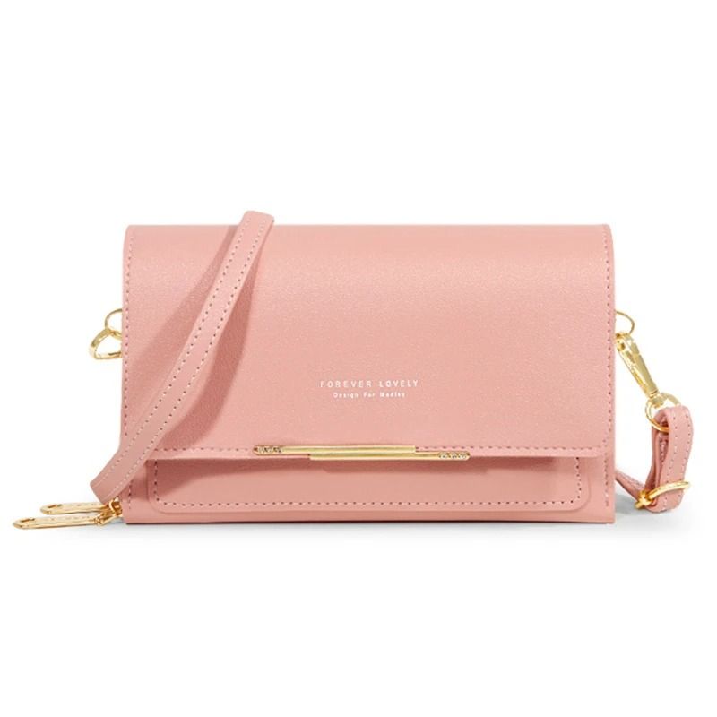 Womens Large Capacity Wallet Shoulder Bag with Phone Holder