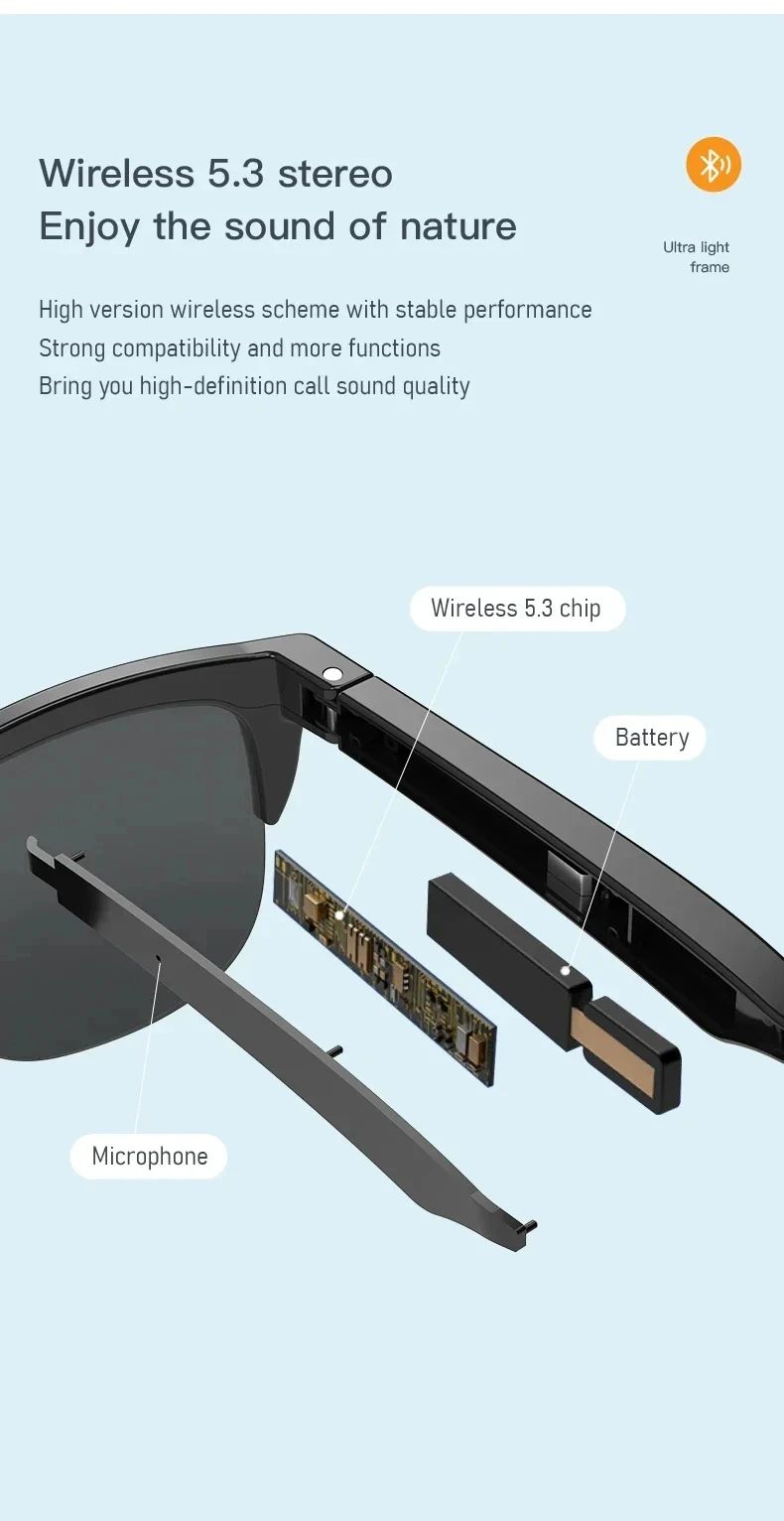 Bluetooth Smart Audio Sunglasses