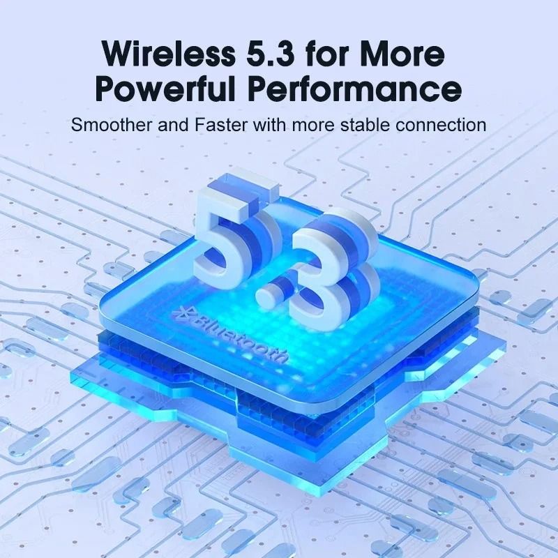QCY T17 Bluetooth 5.3 True Wireless Earbuds with ENC and 26 Hour Battery
