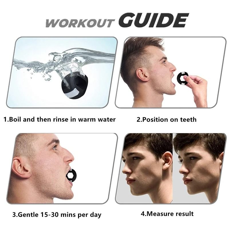 3-Piece Jawline Exerciser Set