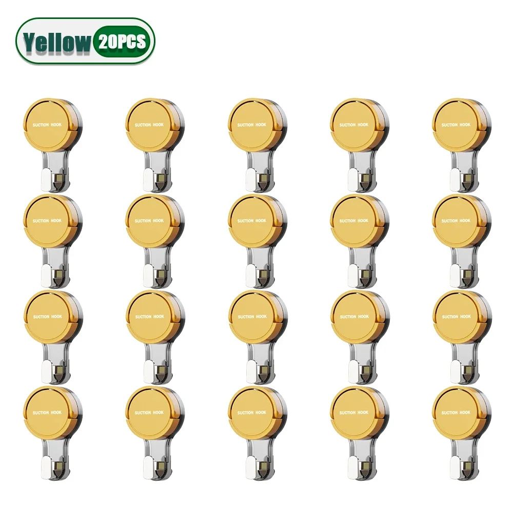 Reusable Suction Cup Hooks Set