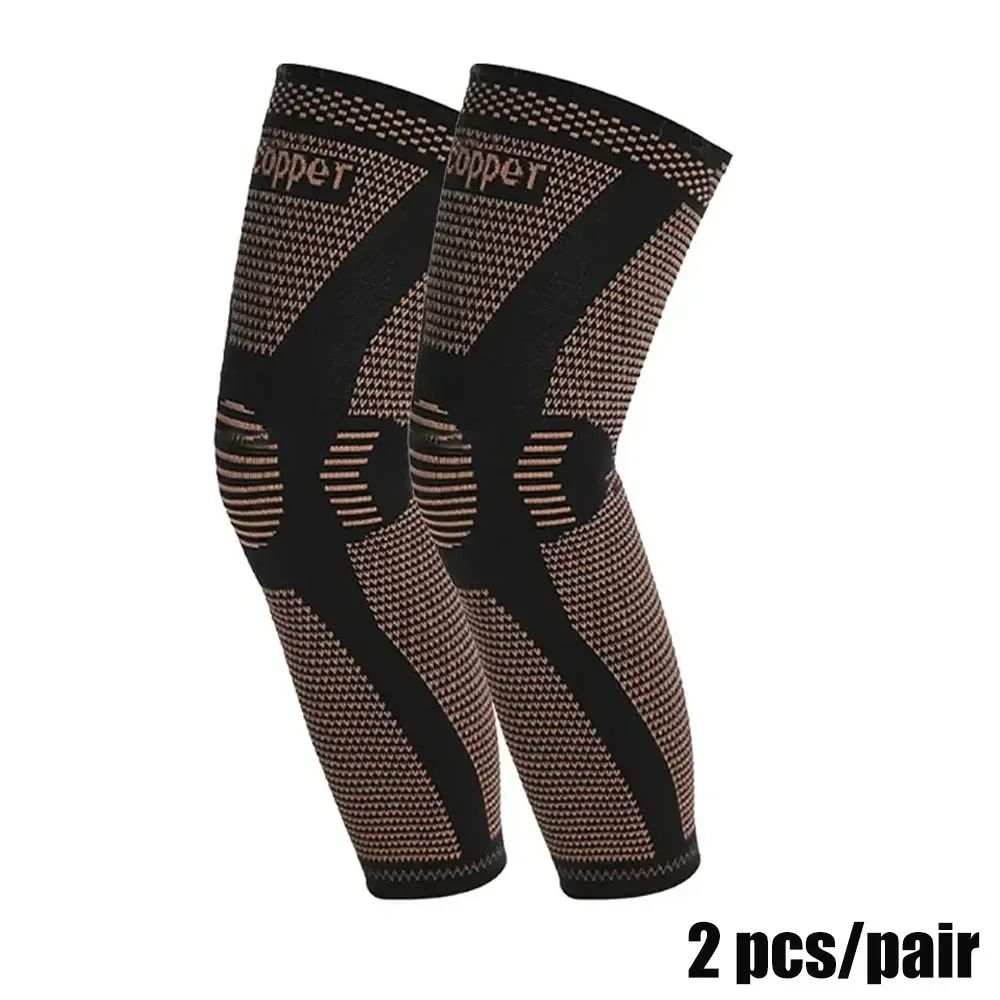 Copper Infused Full Leg Compression Sleeves