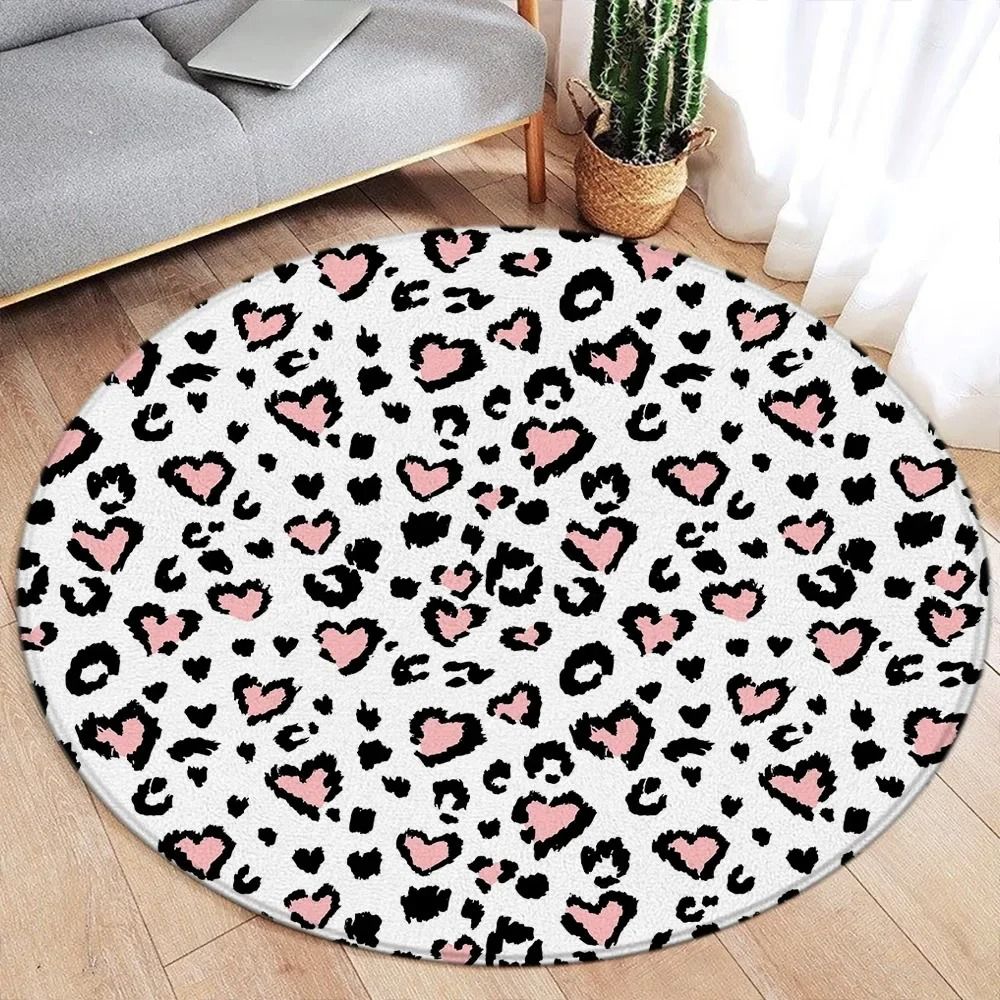 Exotic Narrative Textile – High-Definition Leopard Print Architectural Rug
