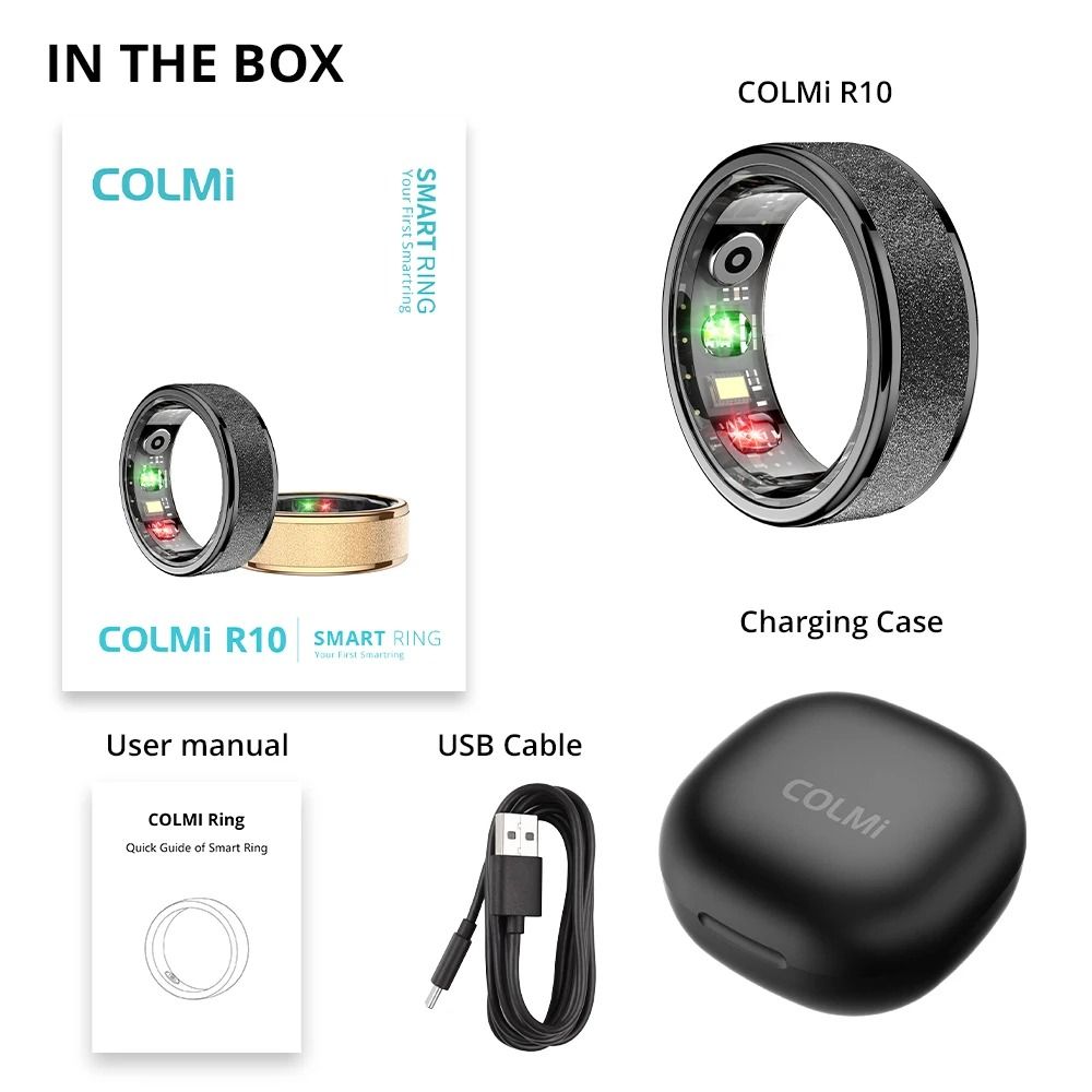 Smart Fitness Ring with Health and Sleep Tracking