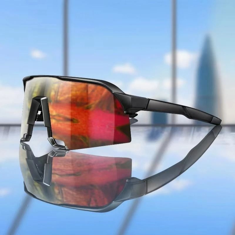 Oversize Windproof Outdoor Sports Sunglasses for Cycling Hiking and Camping