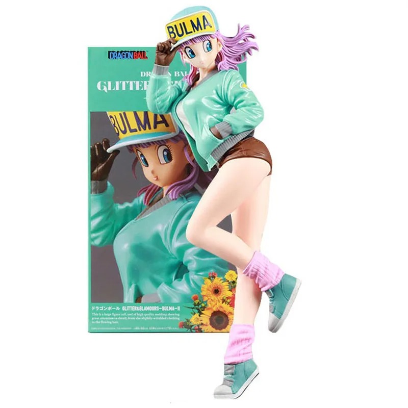 Bulma Anime Figure Premium PVC Statue Dragon Ball Collectible Model