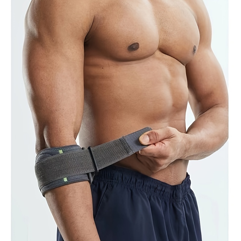 Adjustable Elbow Support Brace for Tennis, Golf, and Basketball Pain Relief for Lateral Epicondylitis
